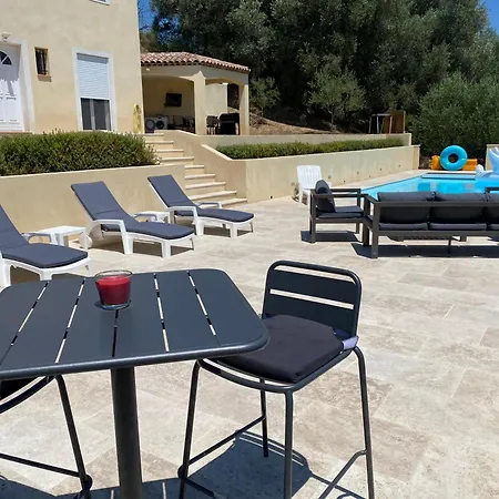 Avec Piscine Chauffée Collines Villa Niza