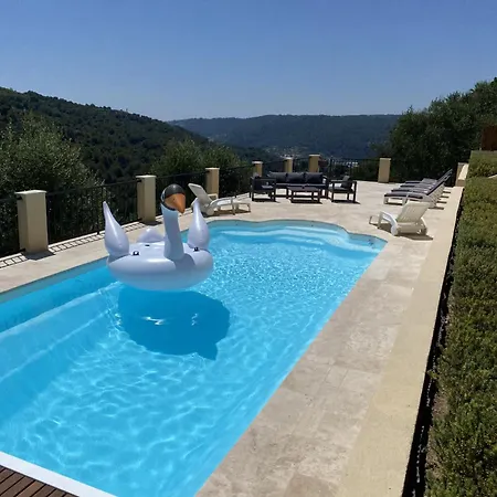 Avec Piscine Chauffee Collines * Nice