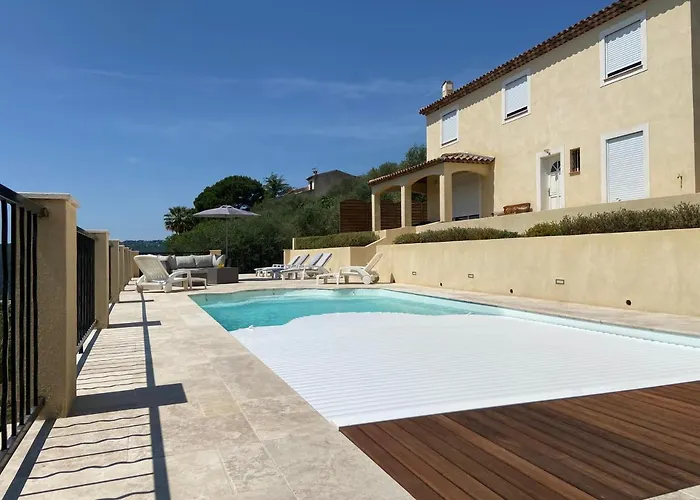 Villa Avec Piscine Chauffée Collines Niza