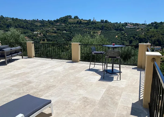 Avec Piscine Chauffée Collines Villa *